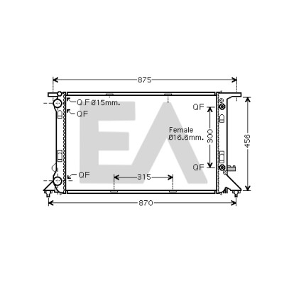 Radiateur, refroidissement du moteur