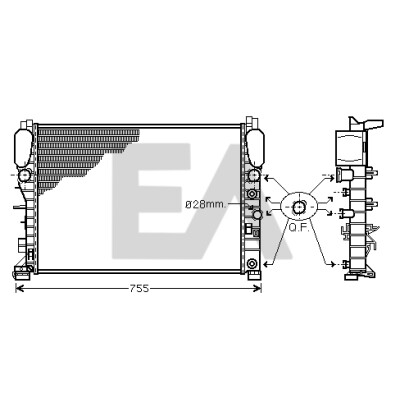 Radiateur, refroidissement du moteur