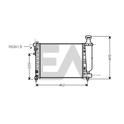 Radiateur, refroidissement du moteur