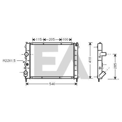 Radiateur, refroidissement du moteur