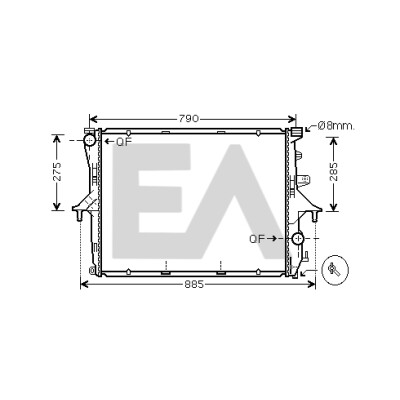 Radiateur, refroidissement du moteur