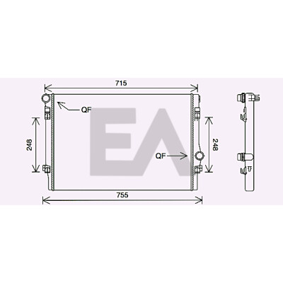 Radiateur, refroidissement du moteur