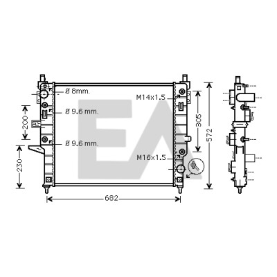 Radiateur, refroidissement du moteur