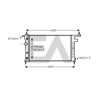 Radiateur, refroidissement du moteur