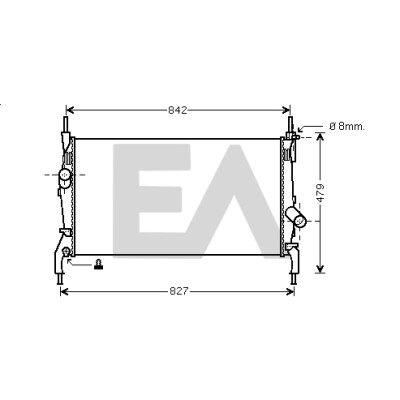 Radiateur, refroidissement du moteur
