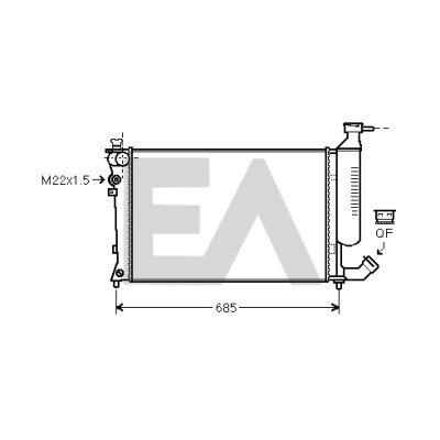Radiateur, refroidissement du moteur