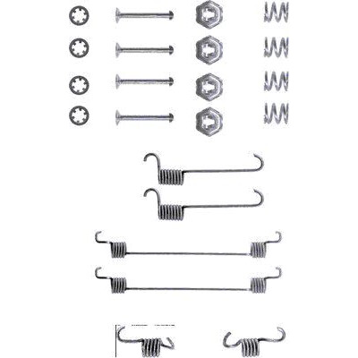 Kit d'accessoires, mâchoires de frein HELLA 8DZ 355 200-061