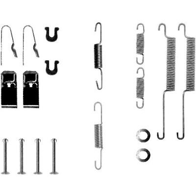 Kit d'accessoires, mâchoires de frein HELLA 8DZ 355 200-081