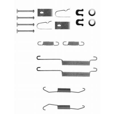 Kit d'accessoires, mâchoires de frein HELLA 8DZ 355 200-121