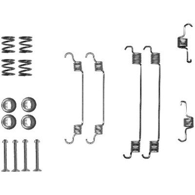 Kit d'accessoires, mâchoires de frein HELLA 8DZ 355 200-681