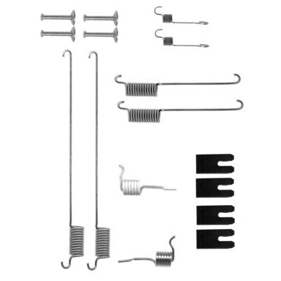 Kit d'accessoires, mâchoires de frein HELLA 8DZ 355 200-721