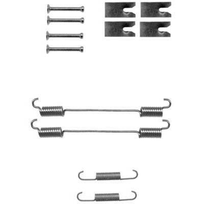 Kit d'accessoires, mâchoires de frein HELLA 8DZ 355 200-831
