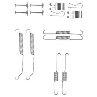 Kit d'accessoires, mâchoires de frein HELLA 8DZ 355 201-031