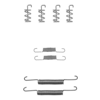 Kit d'accessoires, mâchoires de frein de stationnement HELLA 8DZ 355 201-851