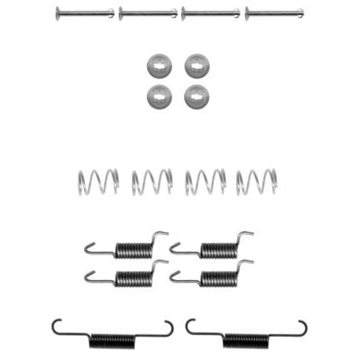 Kit d'accessoires, mâchoires de frein de stationnement HELLA 8DZ 355 201-951