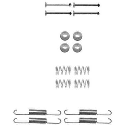 Kit d'accessoires, mâchoires de frein de stationnement HELLA 8DZ 355 201-991