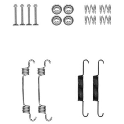 Kit d'accessoires, mâchoires de frein de stationnement HELLA 8DZ 355 202-001