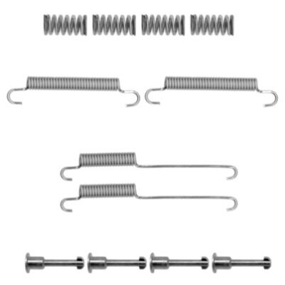 Kit d'accessoires, mâchoires de frein de stationnement HELLA 8DZ 355 202-021