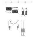 Kit d'accessoires, mâchoires de frein de stationnement