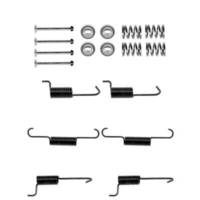 Kit d'accessoires, mâchoires de frein de stationnement HELLA 8DZ 355 202-081
