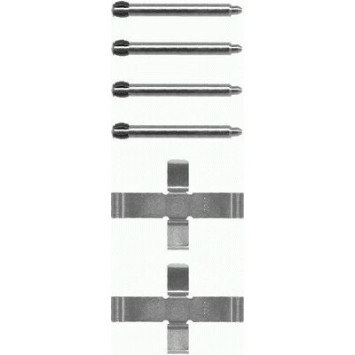 Kit d'accessoires, plaquettes de frein HELLA 8DZ 355 202-171