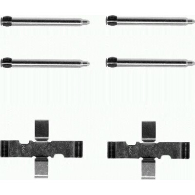 Kit d'accessoires, plaquettes de frein HELLA 8DZ 355 202-281