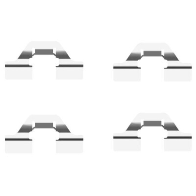 Kit d'accessoires, plaquettes de frein HELLA 8DZ 355 203-231