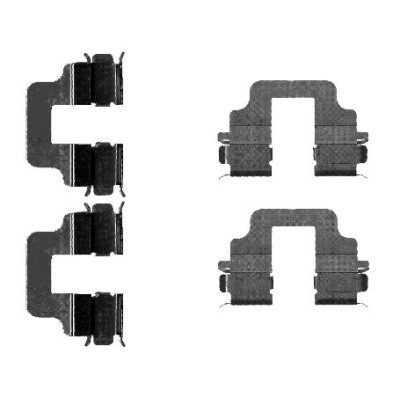 Kit d'accessoires, plaquettes de frein HELLA 8DZ 355 203-291