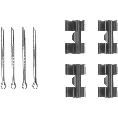 Kit d'accessoires, plaquettes de frein HELLA 8DZ 355 203-451