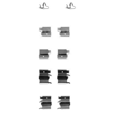 Kit d'accessoires, plaquettes de frein HELLA 8DZ 355 203-861