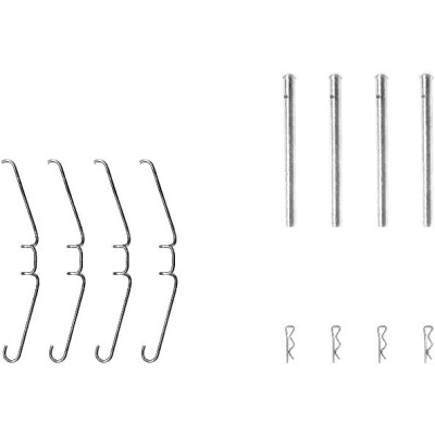 Kit d'accessoires, plaquettes de frein HELLA 8DZ 355 204-011