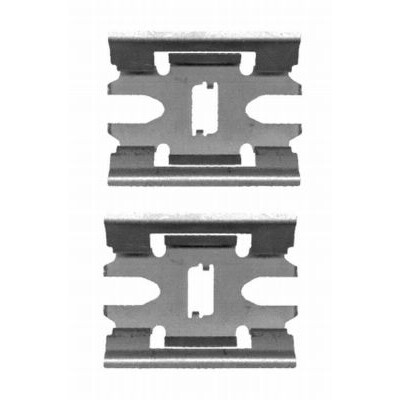 Kit d'accessoires, plaquettes de frein HELLA 8DZ 355 204-071