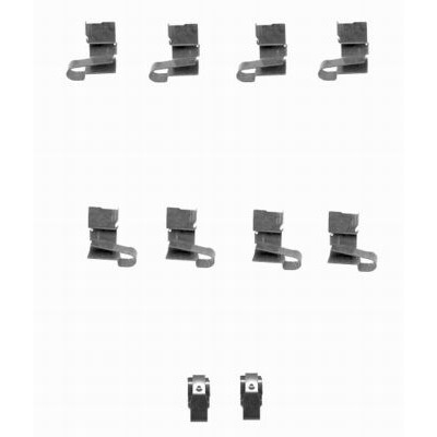 Kit d'accessoires, plaquettes de frein HELLA 8DZ 355 204-081