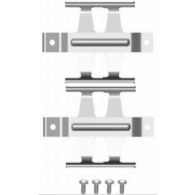Kit d'accessoires, plaquettes de frein HELLA 8DZ 355 204-121