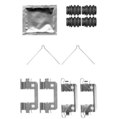 Kit d'accessoires, plaquettes de frein HELLA 8DZ 355 204-341