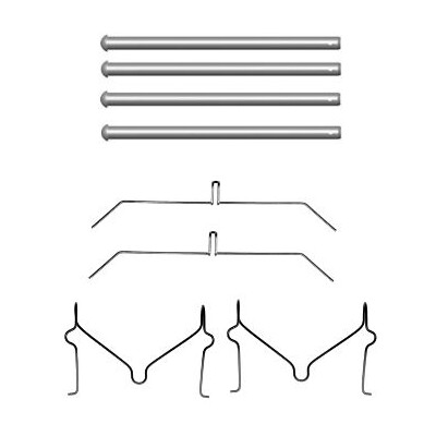 Kit d'accessoires, plaquettes de frein HELLA 8DZ 355 204-551