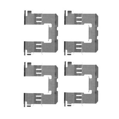 Kit d'accessoires, plaquettes de frein HELLA 8DZ 355 204-591