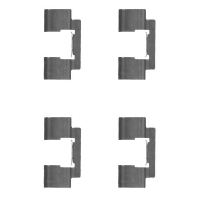 Kit d'accessoires, plaquettes de frein HELLA 8DZ 355 204-611