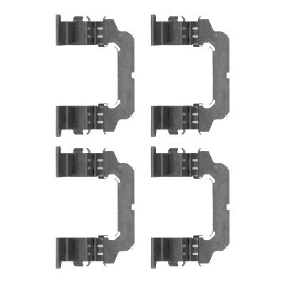 Kit d'accessoires, plaquettes de frein HELLA 8DZ 355 204-621