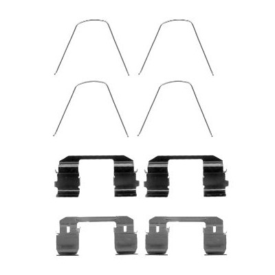Kit d'accessoires, plaquettes de frein HELLA 8DZ 355 204-641