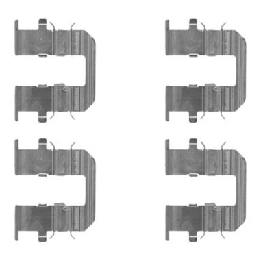 Kit d'accessoires, plaquettes de frein HELLA 8DZ 355 204-661