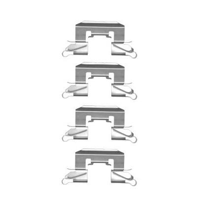 Kit d'accessoires, plaquettes de frein HELLA 8DZ 355 204-691