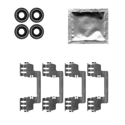 Kit d'accessoires, plaquettes de frein HELLA 8DZ 355 204-761