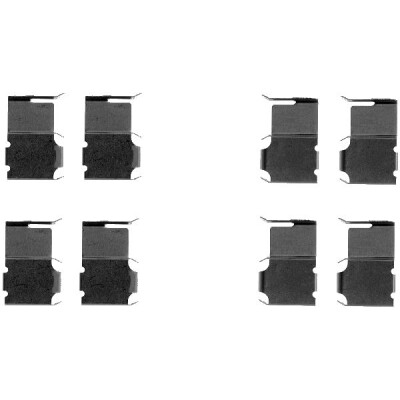 Kit d'accessoires, plaquettes de frein HELLA 8DZ 355 204-811