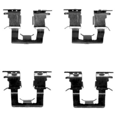 Kit d'accessoires, plaquettes de frein HELLA 8DZ 355 204-921
