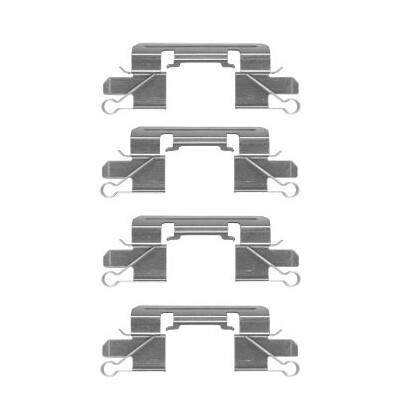 Kit d'accessoires, plaquettes de frein HELLA 8DZ 355 204-941