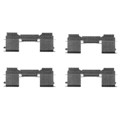 Kit d'accessoires, plaquettes de frein HELLA 8DZ 355 205-051