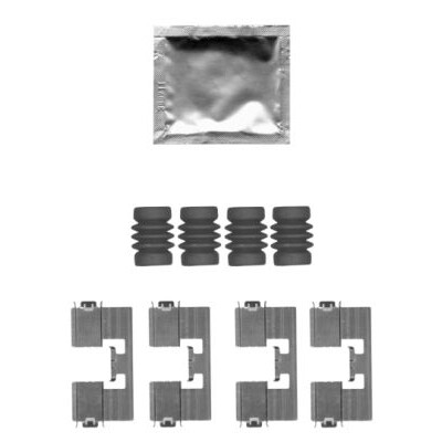 Kit d'accessoires, plaquettes de frein HELLA 8DZ 355 205-171