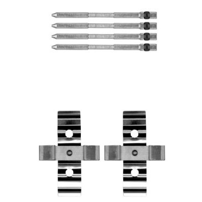 Kit d'accessoires, plaquettes de frein HELLA 8DZ 355 205-261