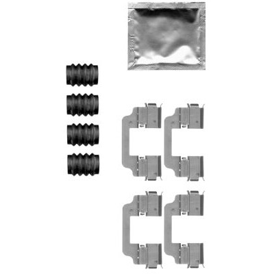 Kit d'accessoires, plaquettes de frein HELLA 8DZ 355 205-321